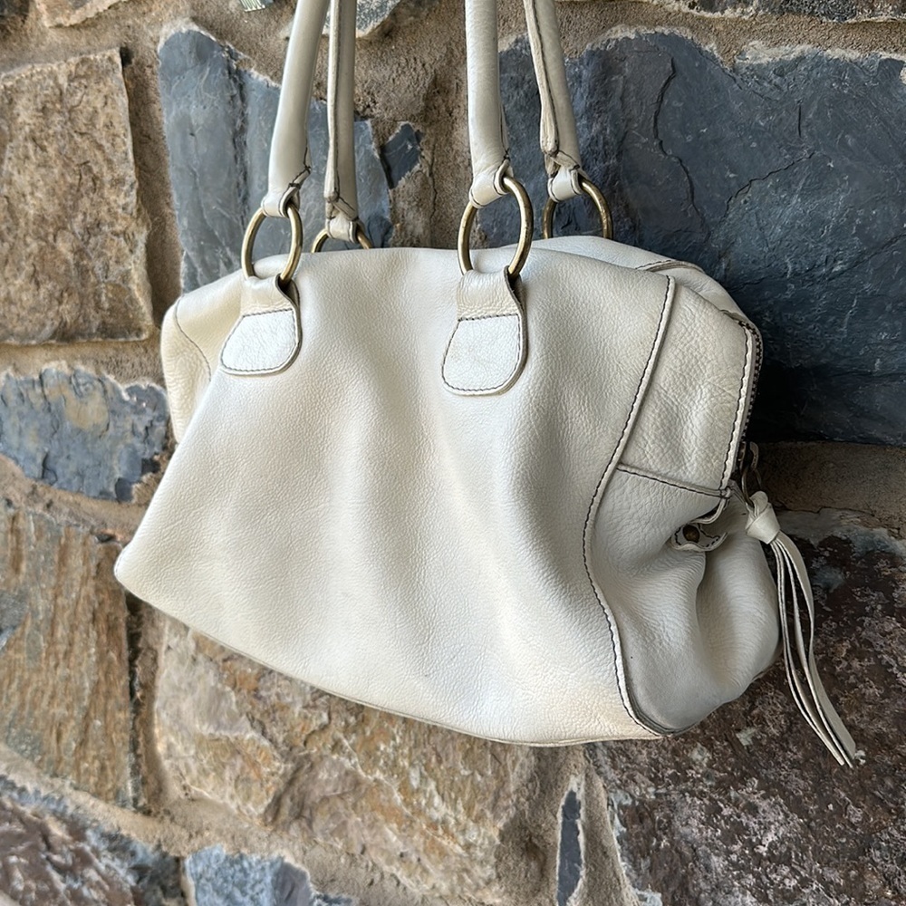 Boden White Leather Shoulder Handbag Purse Bag - Picture 3 of 8